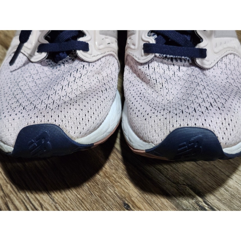 New Balance Women's Fresh Foam Pink Navy Bkue Athletic Running Shoes Size 8 - Picture 10 of 16